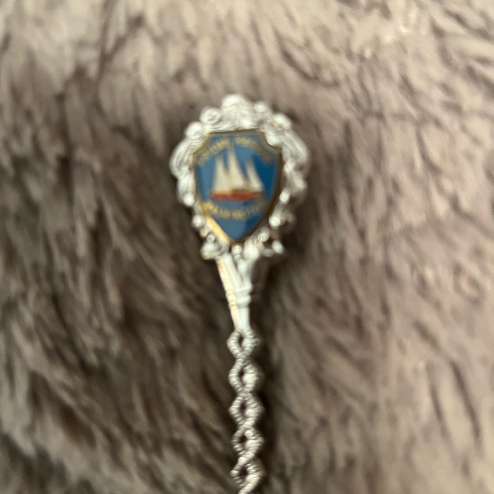 Vintage Antique Silver Souvenir Spoon Friday Harbor Washington 🩵 - Picture 3 of 7